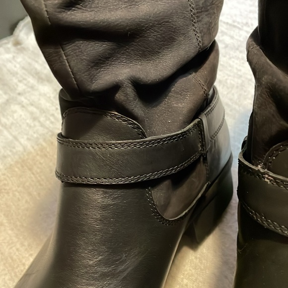 Bogs Black Water-resistant Leather Boots Women’s size 11 - Picture 6 of 14